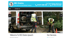 Desktop Screenshot of mddrains.co.uk